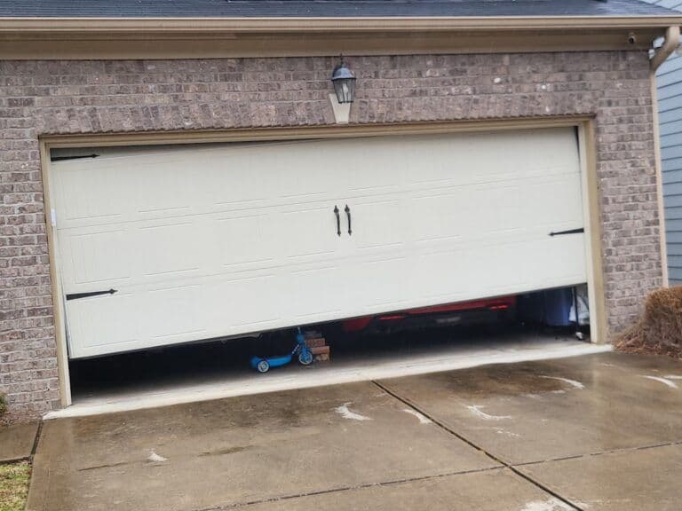 Garage Door Saved from Serious Damage in Macomb & Oakland County
